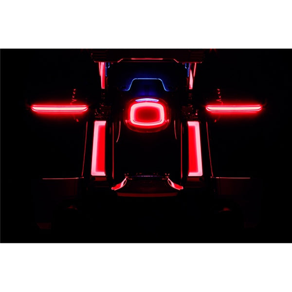 Kuryakyn Tracer LED Insert for Saddlebag Support For Harley-Davidson Red - Driven Powersports