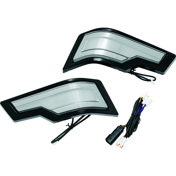 Kuryakyn Tracer Tour Pak Rear Light For Harley-Davidson Black/Smoke - Driven Powersports