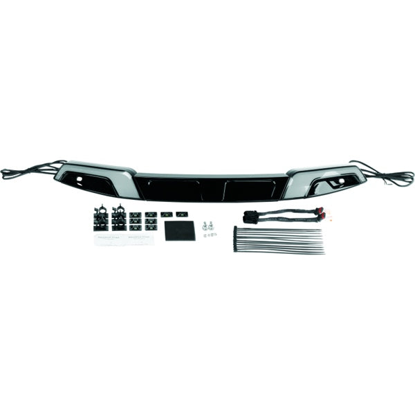 Kuryakyn Tracer Windshield Trim For Harley-Davidson Black - Driven Powersports