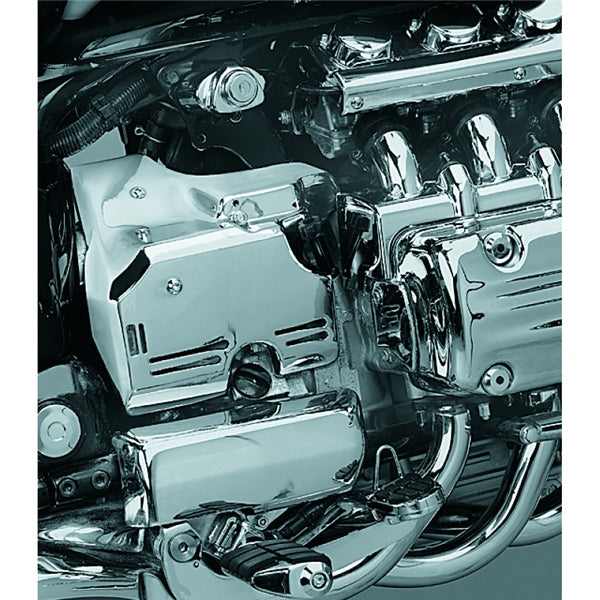 Kuryakyn Transmission Side Cover Set For Honda Charcoal - Driven Powersports