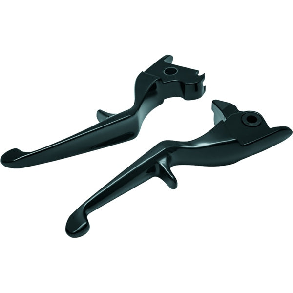 Kuryakyn Trigger Lever Set For Harley-Davidson Black - Driven Powersports