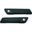 Kuryakyn Tri-Line Saddlebag Hinge Cover For Harley-Davidson Black - Driven Powersports