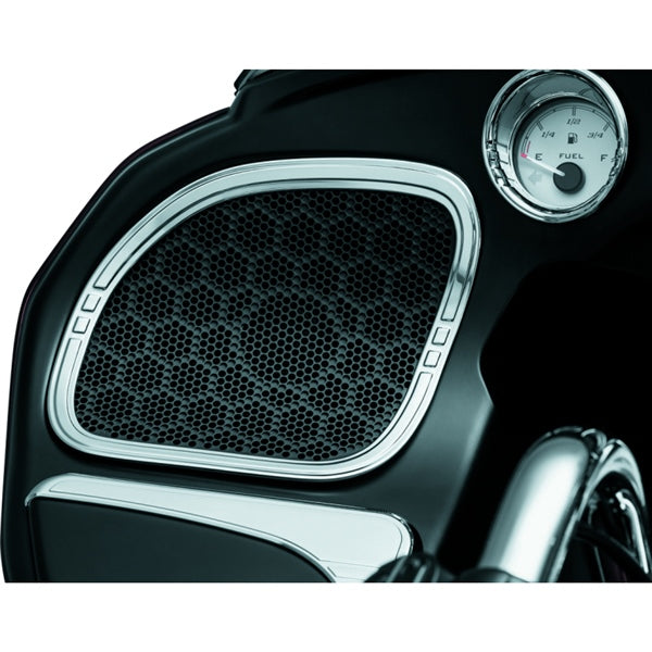 Kuryakyn Speaker Accent For Harley-Davidson Charcoal - Driven Powersports