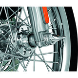 Kuryakyn Twisted Axle Cap For Harley-Davidson Charcoal - Driven Powersports