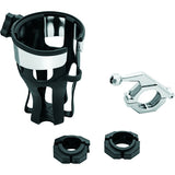Kuryakyn Reflex Drink Holder with Bar Mount Charcoal - Driven Powersports