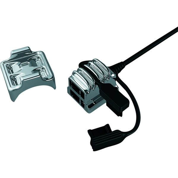 Kuryakyn USB Power Port Universal Charger Charcoal - Driven Powersports