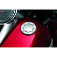 Kuryakyn Vented Flush Mount Gas Cap For Harley-Davidson Charcoal - Driven Powersports