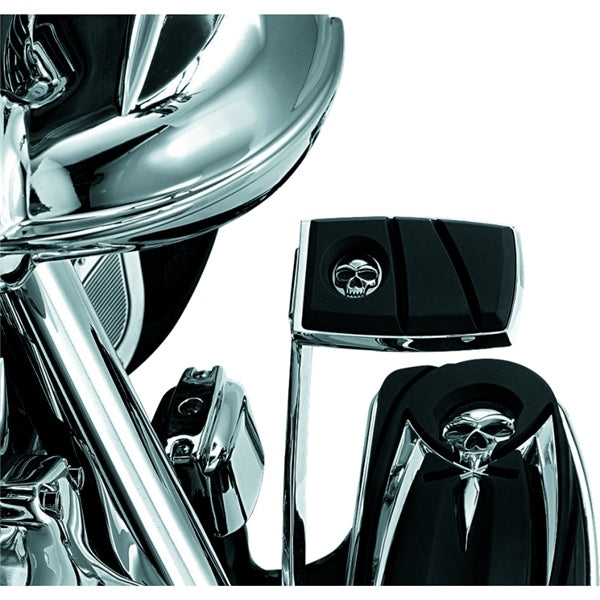 Kuryakyn Zombie Brake Pedal Pad For Harley-Davidson Charcoal - Driven Powersports