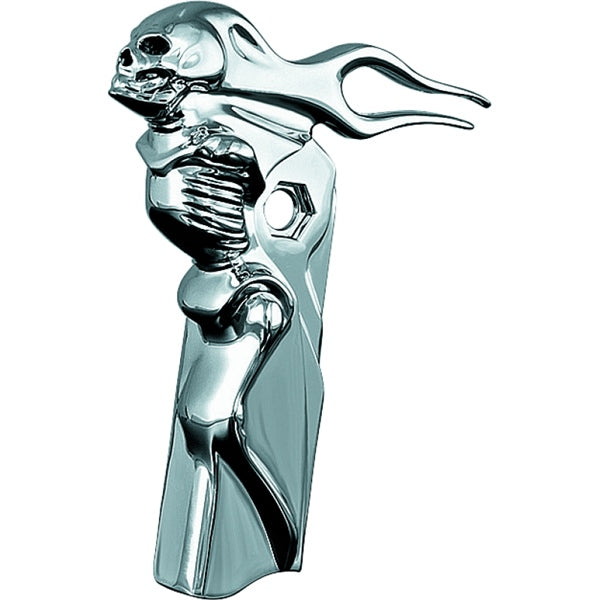 Kuryakyn Zombie Shift Arm Cover For Harley-Davidson Charcoal - Driven Powersports