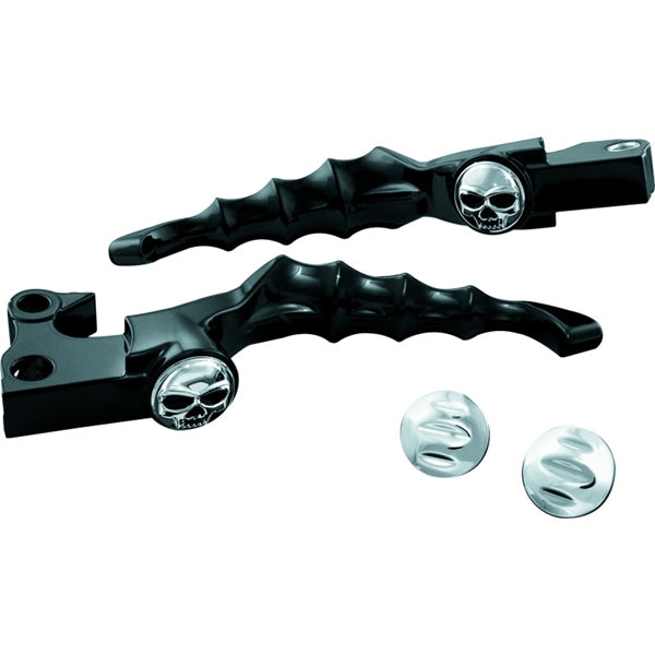 Kuryakyn Zombie Lever Set For Harley-Davidson Black - Driven Powersports