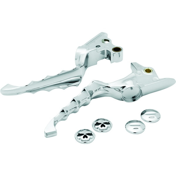 Kuryakyn Zombie Lever Set For Harley-Davidson Charcoal - Driven Powersports