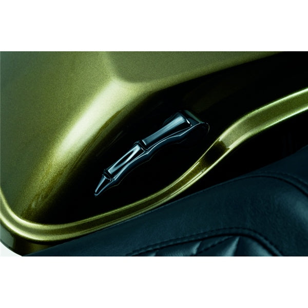 Kuryakyn Quick Draw Saddlebag Latch Handles For Harley-Davidson Black - Driven Powersports