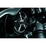 Kuryakyn Zombie Speaker Grill For Harley-Davidson Charcoal - Driven Powersports