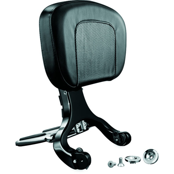 Kuryakyn Multi-Purpose Backrest Charcoal/Black - Driven Powersports