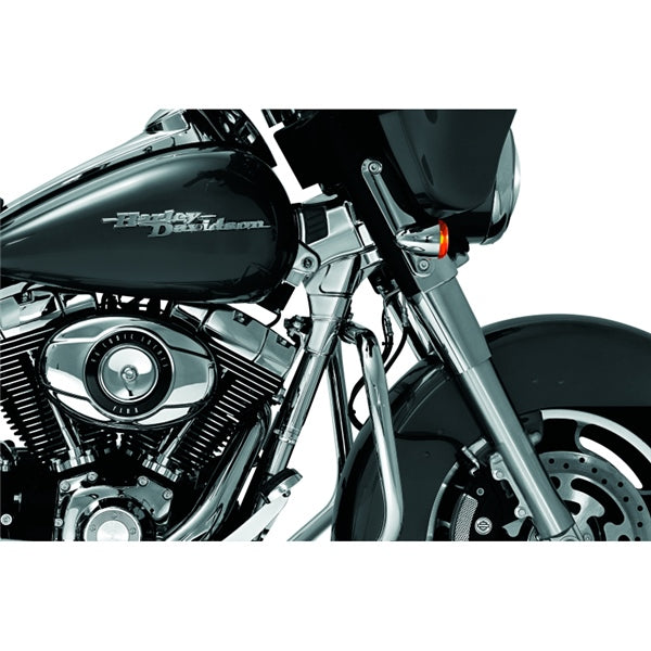 Kuryakyn Neck Cover for Harley-Davidson For Harley-Davidson Charcoal - Driven Powersports