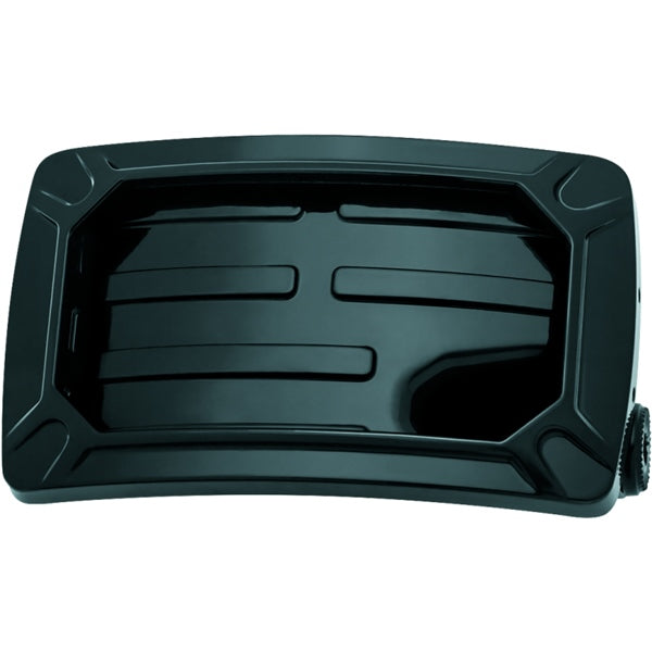 Kuryakyn Nova Curved Vertical Mount Side License Plate Holder Black - Driven Powersports