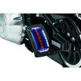 Kuryakyn Nova Curved Vertical Mount Side License Plate Holder Black - Driven Powersports