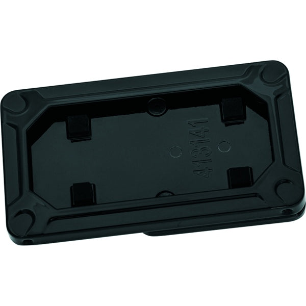Kuryakyn Nova License Plate Frame For Harley-Davidson Black - Driven Powersports