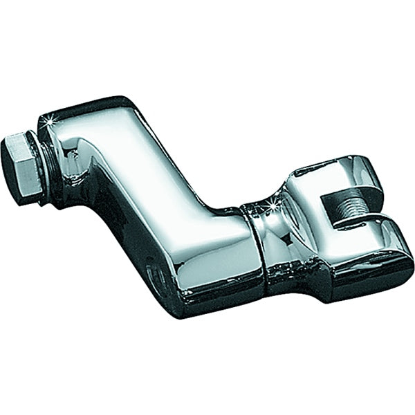 Kuryakyn Offset Pegs Mount with Mount Bolt Charcoal - Driven Powersports