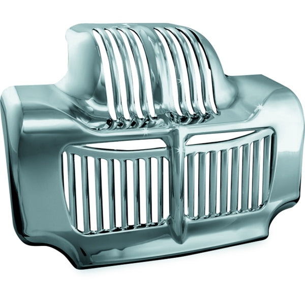 Kuryakyn Oil Cooler Cover For Harley-Davidson Charcoal - Driven Powersports