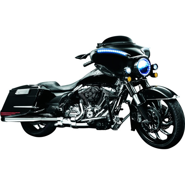 Kuryakyn Oil Cooler Cover For Harley-Davidson Charcoal - Driven Powersports