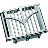 Kuryakyn Indian Oil Cooler Cover For Harley-Davidson / Indian Charcoal - Driven Powersports