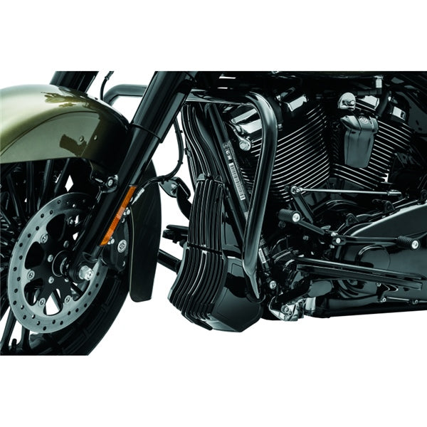 Kuryakyn Oil Cooler Cover For Harley-Davidson Black - Driven Powersports