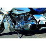 Kuryakyn Oil Cooler Cover For Harley-Davidson Charcoal - Driven Powersports
