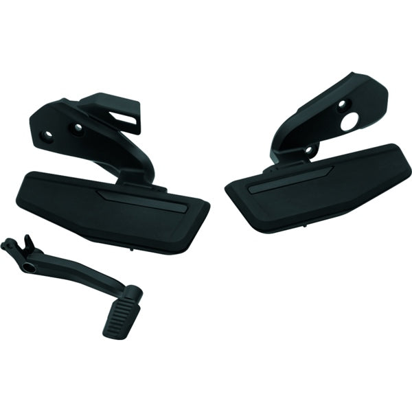 Kuryakyn Omni Driver Floorboards For Harley-Davidson / Honda Black - Driven Powersports