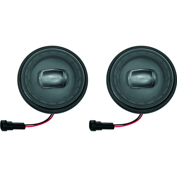 Kuryakyn Orbit Passing Lamp Black - Driven Powersports
