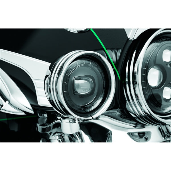 Kuryakyn Orbit Passing Lamp Black - Driven Powersports