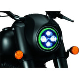 Kuryakyn OrbitHeadlight Adapter For Indian Black - Driven Powersports