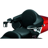 Kuryakyn Armrest with Cup Holder For Harley-Davidson Charcoal - Driven Powersports