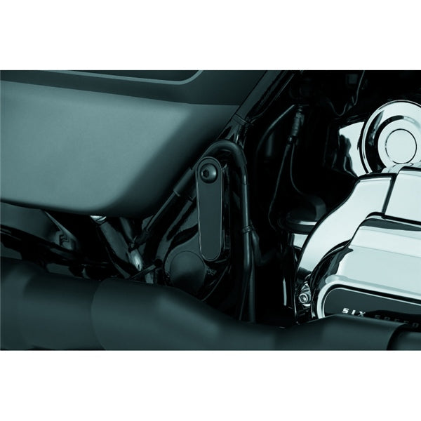 Kuryakyn Passenger Board Block Off Plate Black - Driven Powersports