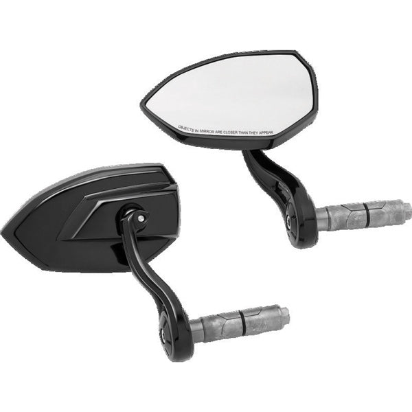 Kuryakyn Phantom Bar End Mirror Black - Driven Powersports