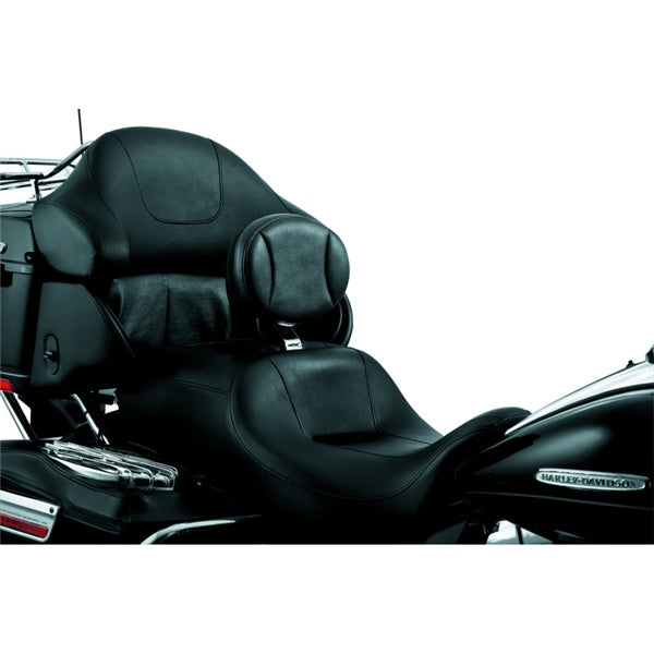 Kuryakyn Plug-In Driver Backrest For Harley-Davidson Charcoal - Driven Powersports