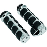 Kuryakyn Premium Iso Grip with Throttle Boss Dual Cable Charcoal - Driven Powersports
