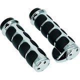 Kuryakyn Premium Iso Grip with Throttle Boss Dual Cable Charcoal - Driven Powersports