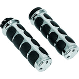 Kuryakyn Premium Iso Grip without Throttle Boss Dual Cable Charcoal - Driven Powersports