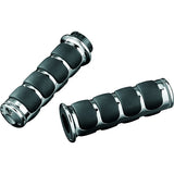 Kuryakyn Premium Iso Grip without Throttle Boss Dual Cable Charcoal - Driven Powersports