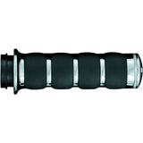Kuryakyn Premium Iso Grip without Throttle Boss Dual Cable Charcoal - Driven Powersports