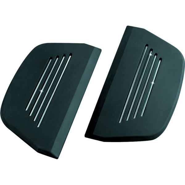 Kuryakyn Premium Passenger Board Inserts Black - Driven Powersports