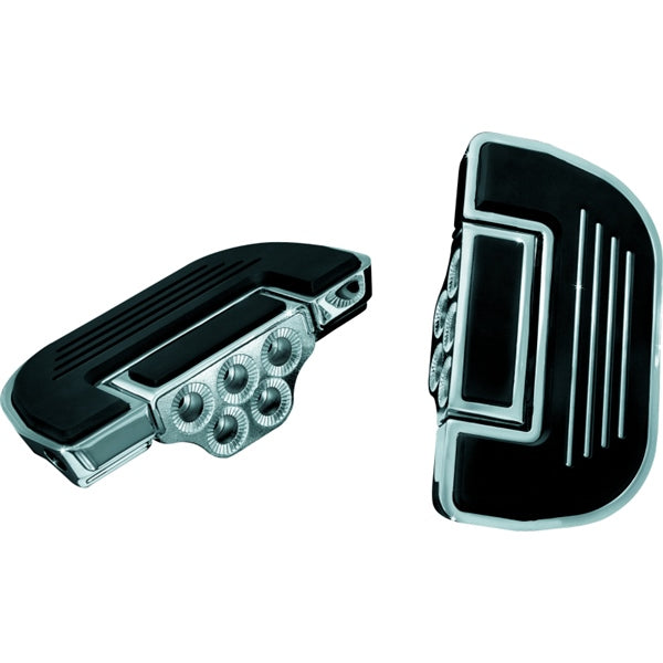 Kuryakyn Premium Ribbed Floorboards without Adapter Charcoal - Driven Powersports