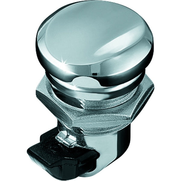 Kuryakyn Push Button Fuel Door Latch For Harley-Davidson Charcoal - Driven Powersports