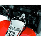 Kuryakyn Push Button Fuel Door Latch For Harley-Davidson Charcoal - Driven Powersports