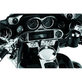 Kuryakyn Push Button Fuel Door Latch For Harley-Davidson Charcoal - Driven Powersports