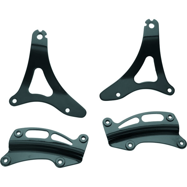 Kuryakyn Quick Release Attachment Point Kit for Backrest Black - Driven Powersports