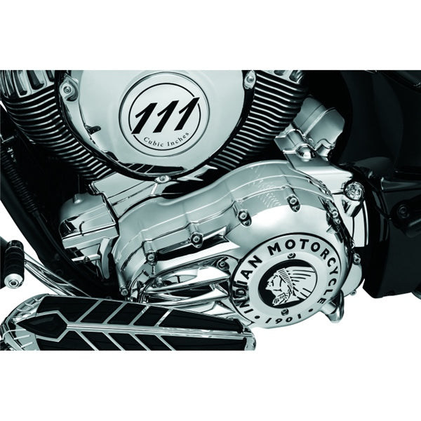 Kuryakyn Rear Oil Panel Accent For Indian Charcoal - Driven Powersports