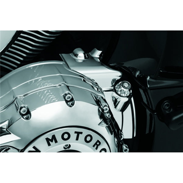 Kuryakyn Rear Oil Panel Accent For Indian Charcoal - Driven Powersports