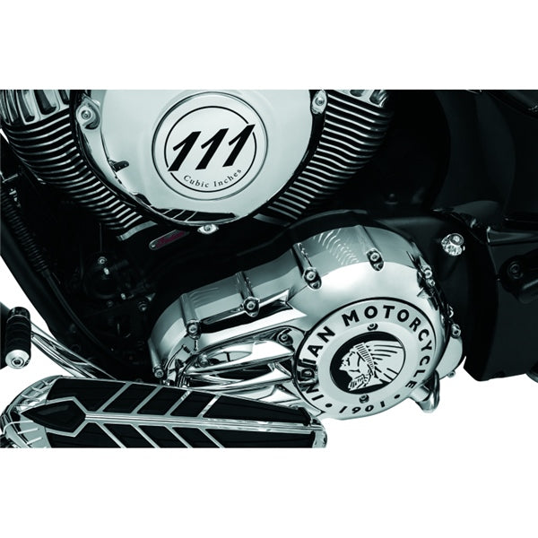 Kuryakyn Rear Oil Panel Accent For Indian Charcoal - Driven Powersports